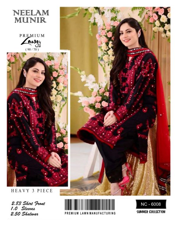 Neelam Munir 3pc Embroided Luxury Suit