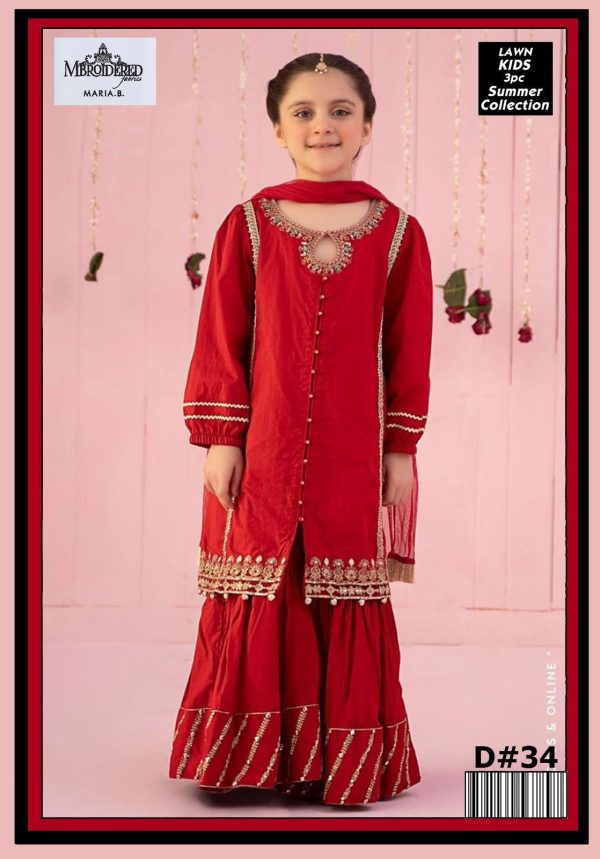 Maira  B Kids 3 pieces lawn - Image 15