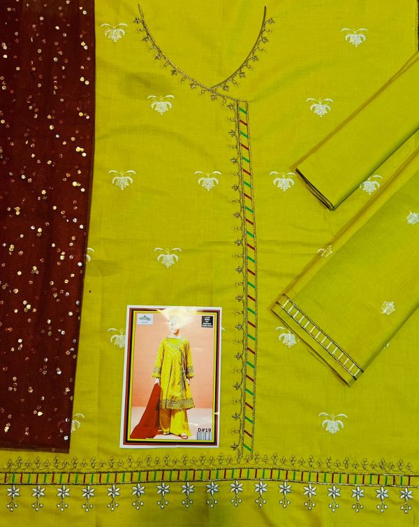 Maira  B Kids 3 pieces lawn - Image 11