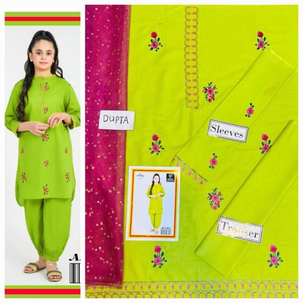 Maira  B Kids 3 pieces lawn - Image 4